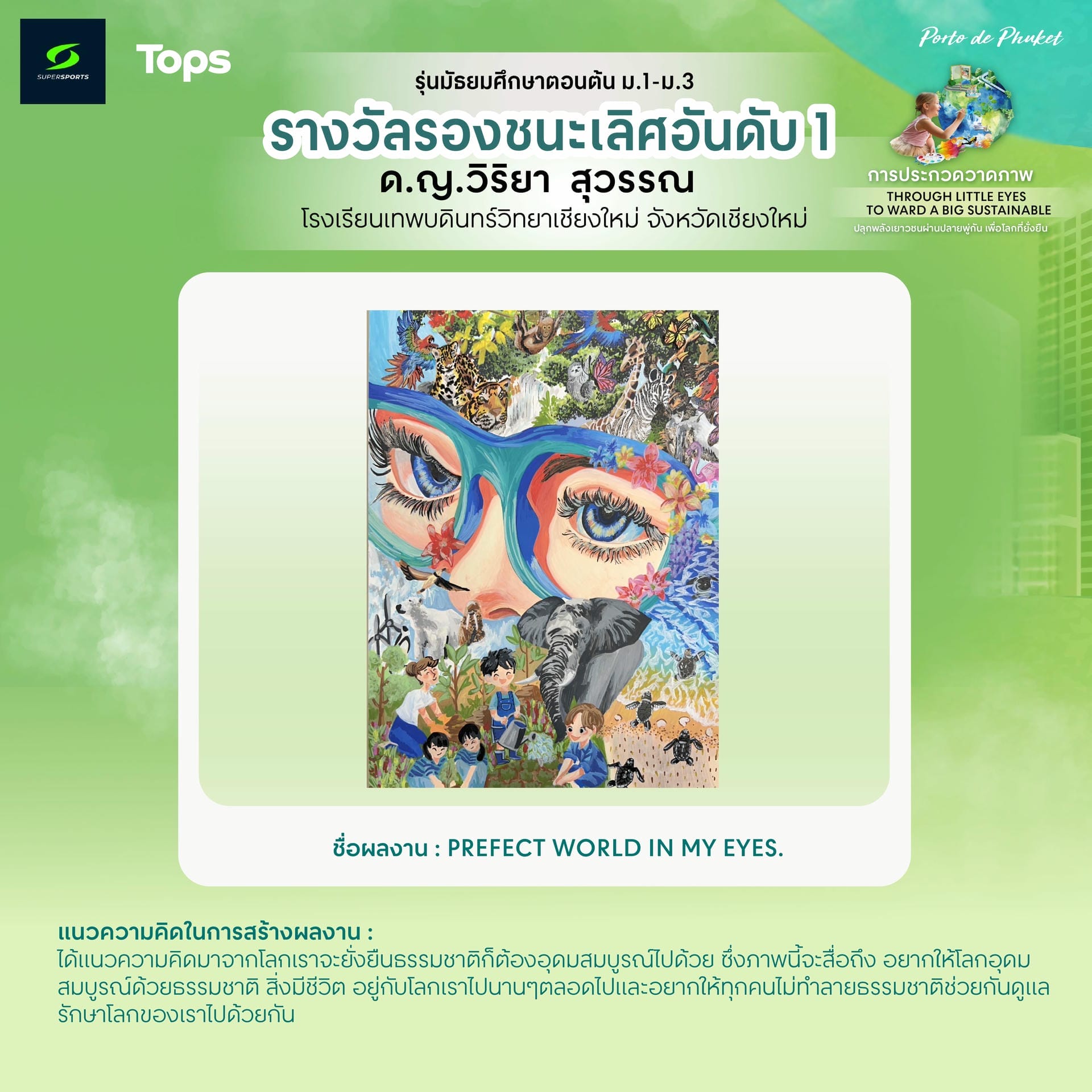 รางวัลรองชนะเลิศ อันดับ 1