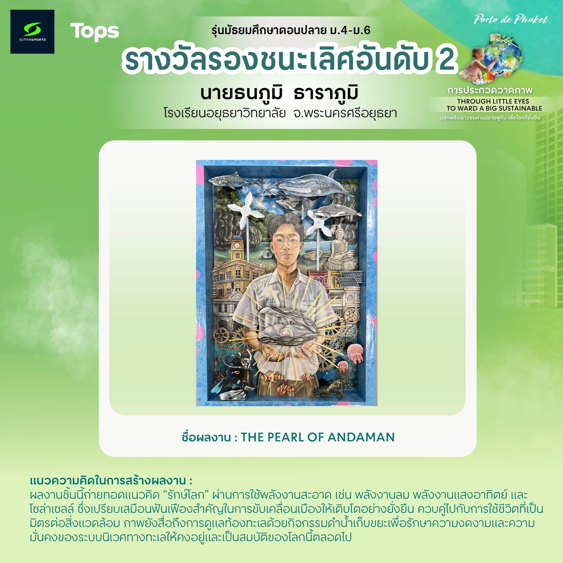 รางวัลรองชนะเลิศ อันดับ 2